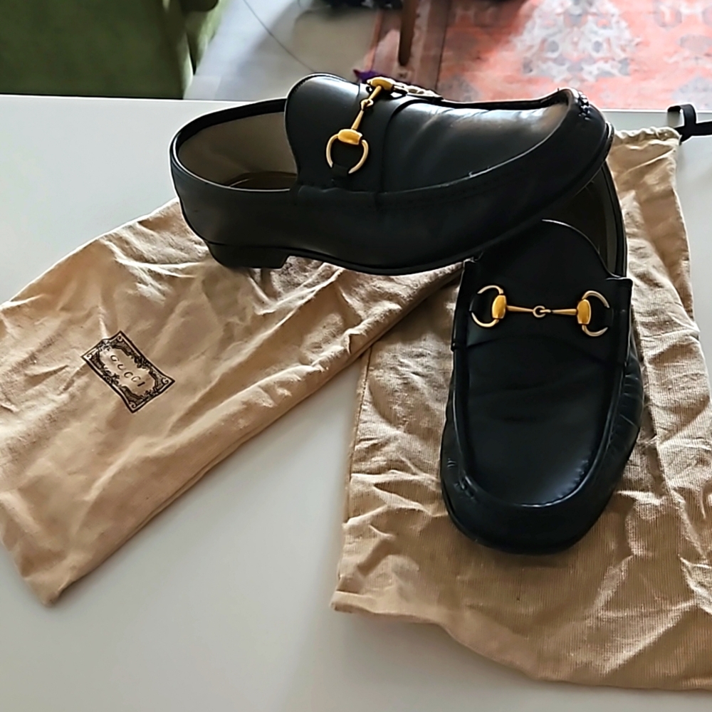 Gucci 1953 Men's horsebit loafer black, 10.5 Italiam